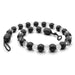 Krystal Black Beaded Curtain Tieback