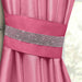 Manhattan Fuchsia Diamante Tiebacks