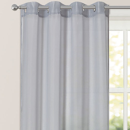 Riva Grey Eyelet Voile Panel