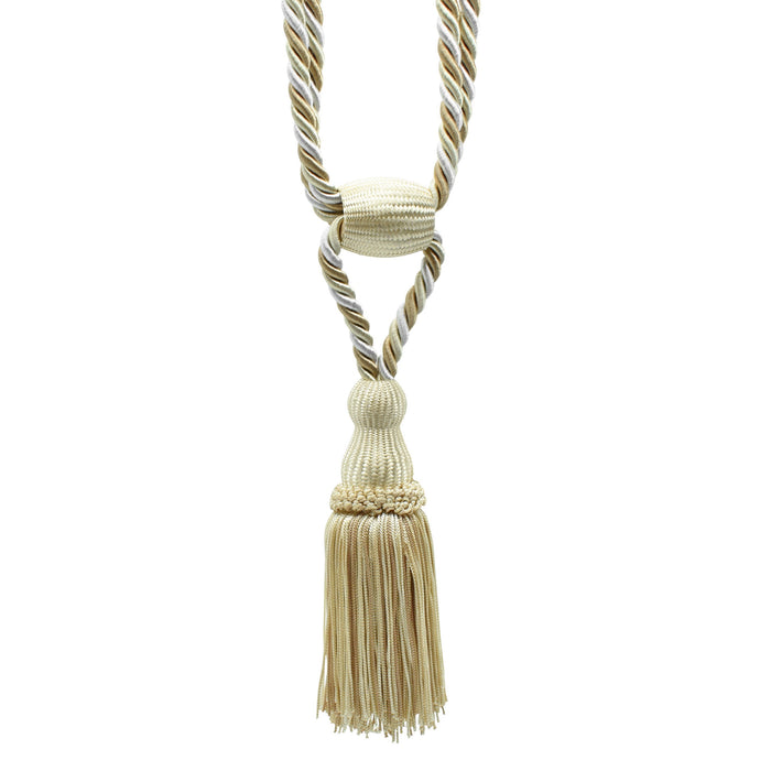 Luxury Beige & Oyster Rope Tieback