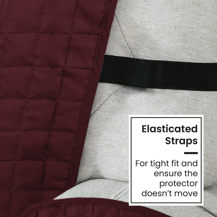 Velosso Water Repellent Wine Sofa Protector