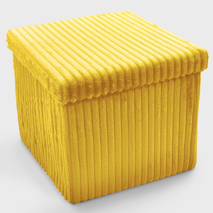 Corduroy Storage Box Ochre