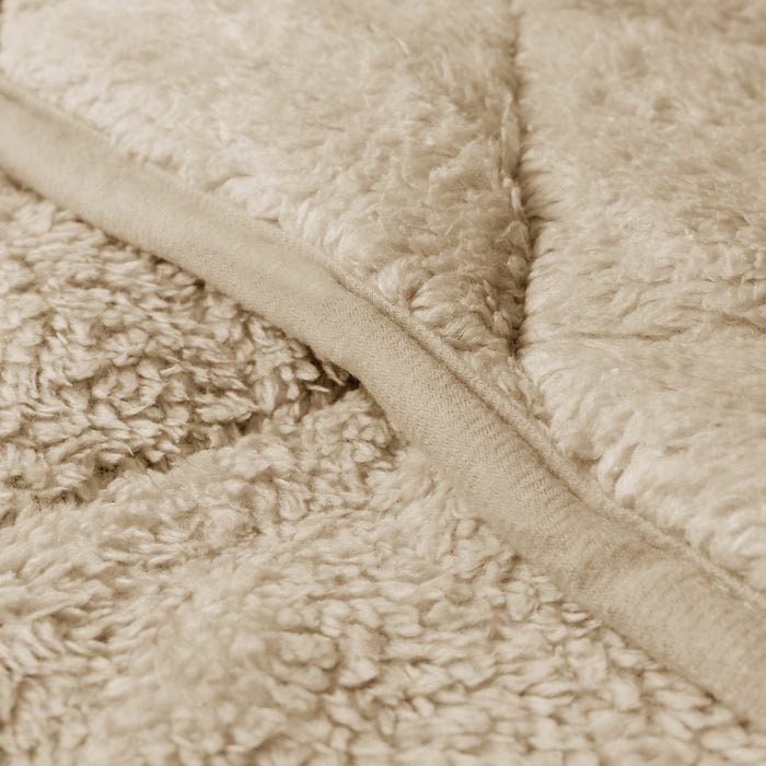 Velosso  Teddy Soft Beige Water Repellent Sofa Protector