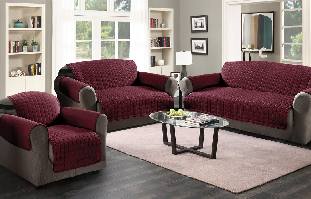 Velosso Water Repellent Wine Sofa Protector